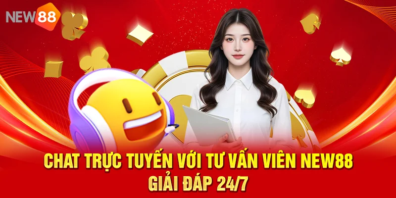 Chat trực tuyến với tư vấn viên NEW88 giải đáp 24/7